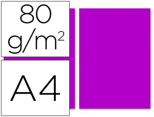 Papel de cor liderpapel din a4 80 gr fucsia embalagem de 100 folhas , Liderpapel , 28251 , 8423473282513